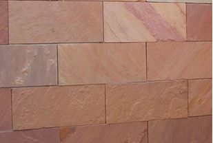 Picture of Natural Face Pink Sandstone Cladding